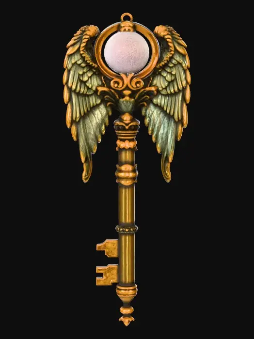 3D model for Dark Winged Key