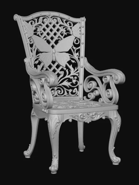 3D model for Butterfly Throne