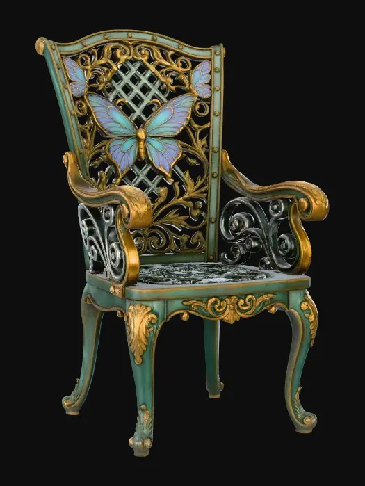 3D model for Butterfly Throne