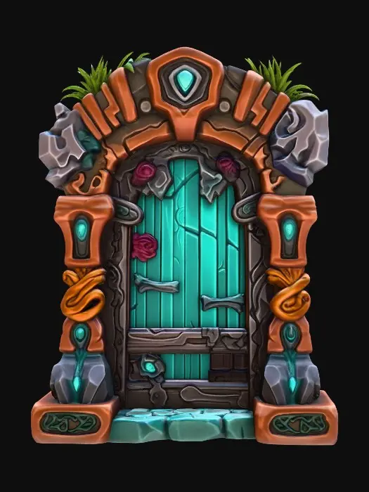 3D model for Enchanted Door