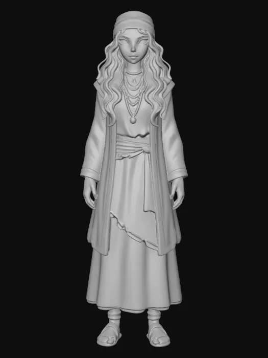 3D model for Nomadic Girl