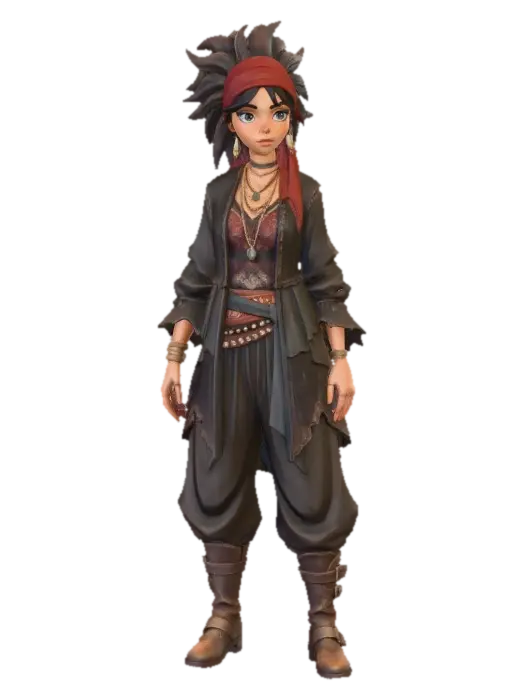 Adventurous Spirit - Quest 3D model, vytvořený pomocí AI