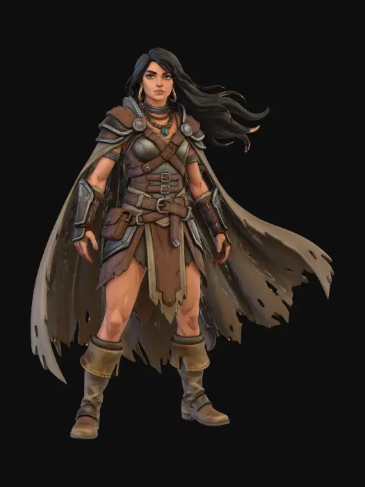 3D model for Warrior of the Wind