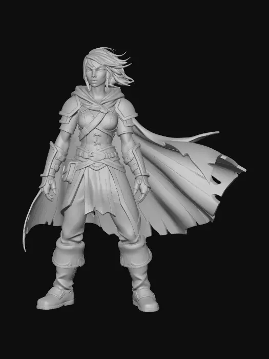 3D model for Desert Warrior