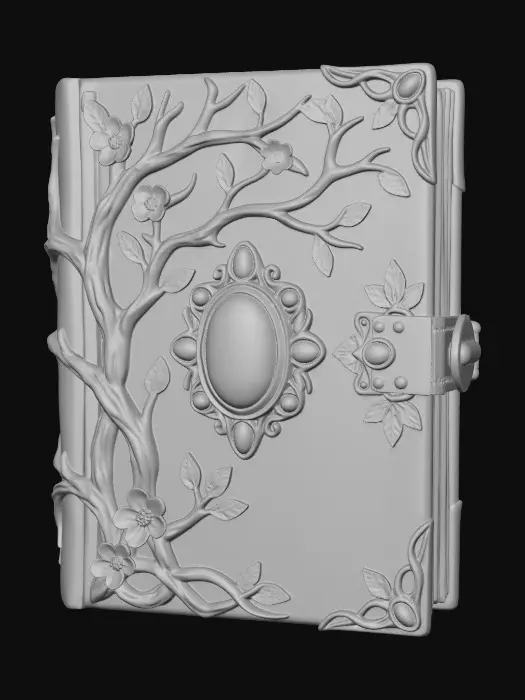 3D model for Emerald Enchanted Book