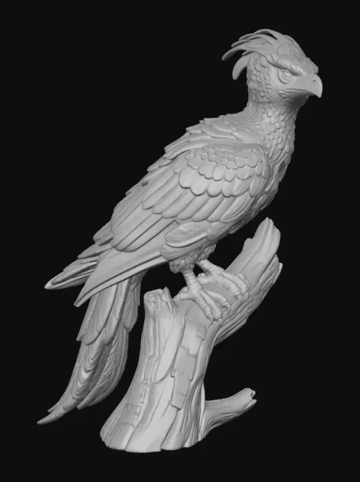 3D model for Fawks, Professor Dumbledor’s Phoenix