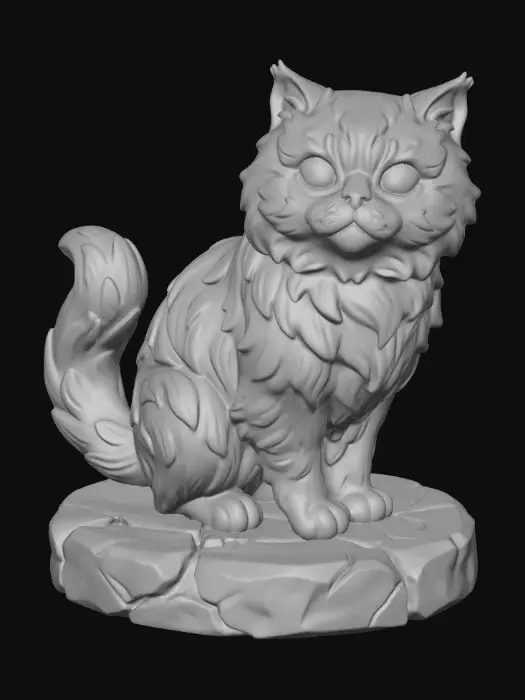 3D model for Crookshanks, Hermione’s cat