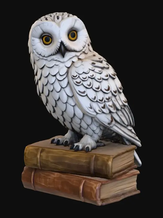 3D model for Hedwig, Harry Potter’s owl
