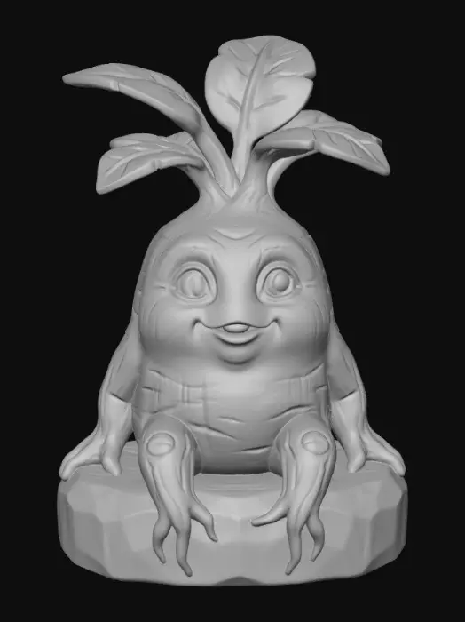 3D model for Mandrake root