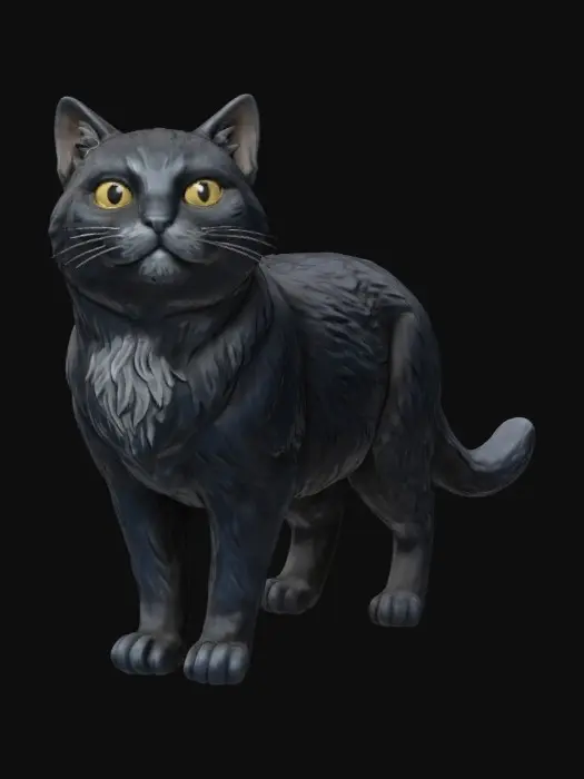 3D model for Gorgeous Domestic cat