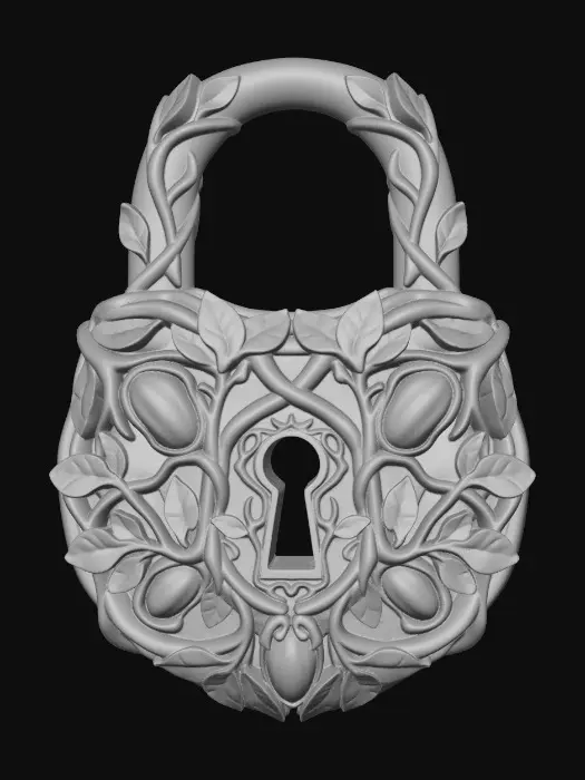 3D model for Mystical Padlock