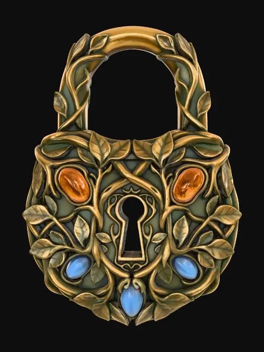 3D model for Mystical Padlock