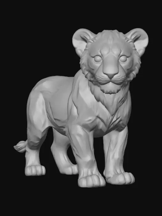 3D model for Lion Cub