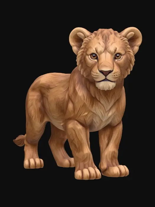 3D model for Lion Cub