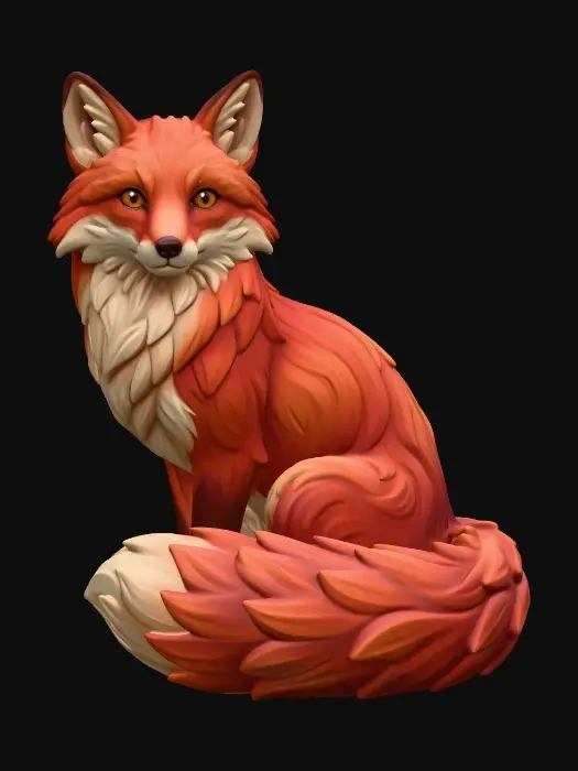 3D model for Ember Fox