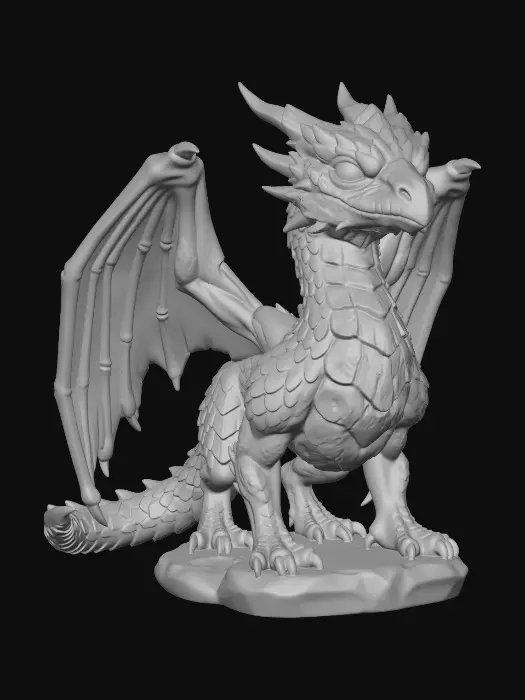 3D model for Chinese Fireball Dragon