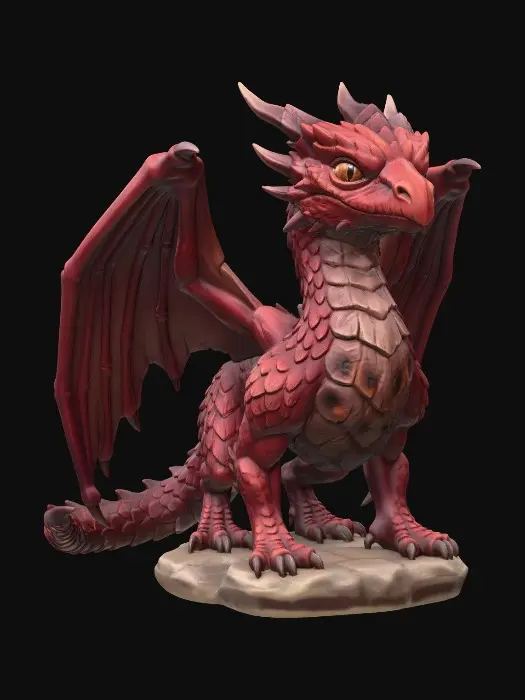 3D model for Chinese Fireball Dragon