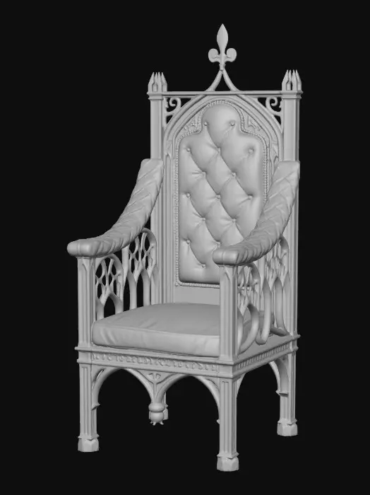3D model for Dumbledore's Chair