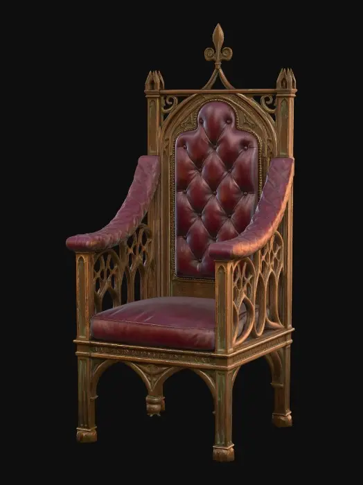 3D model for Dumbledore's Chair
