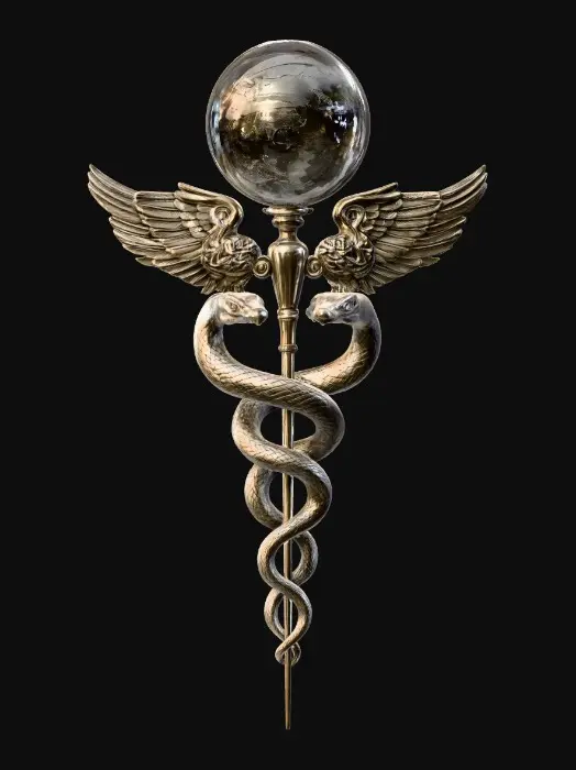 3D model for Globe Caduceus