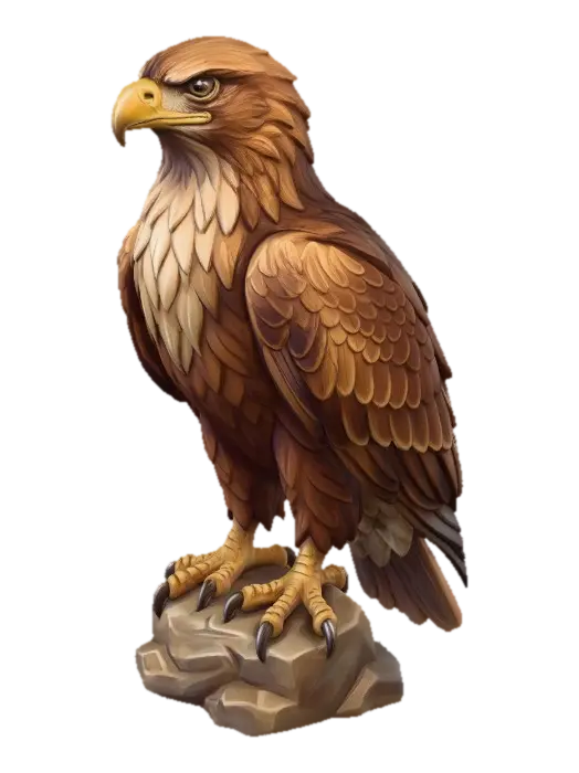Model 3D Eagle - Bird, dijana oleh AI