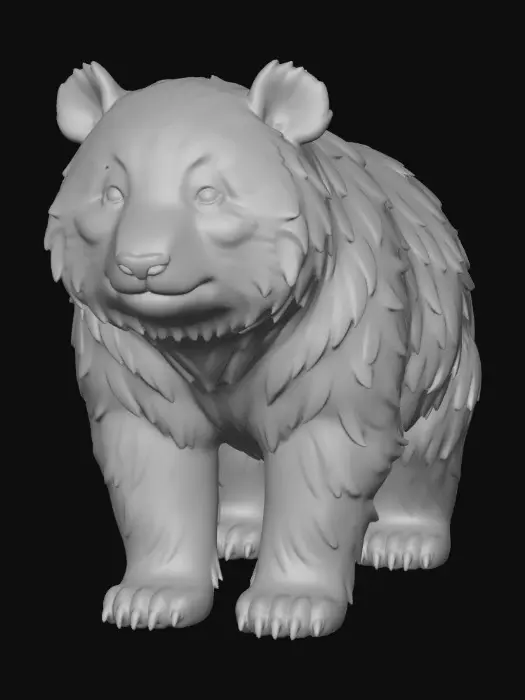3D model for Gentle Panda