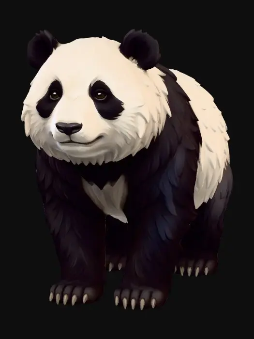 3D model for Gentle Panda