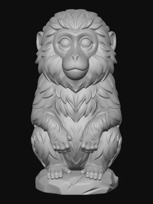 3D model for Japanese Macaque