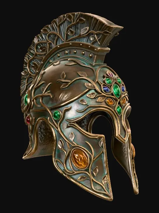 3D model for Verdant Crest Helmet