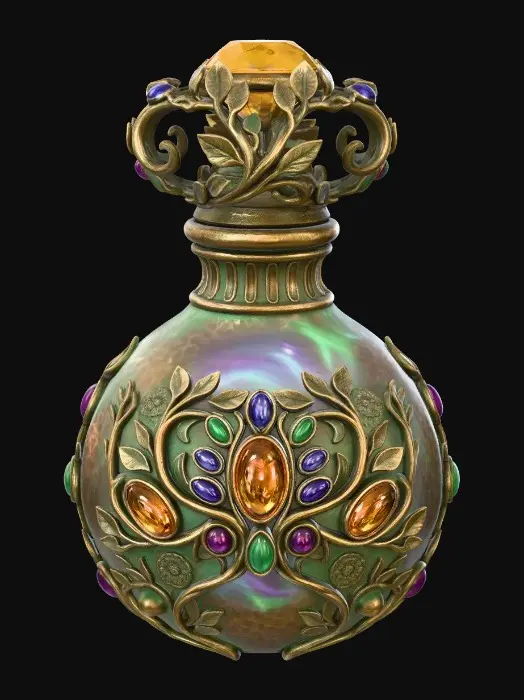3D model for a Jar with a Potion