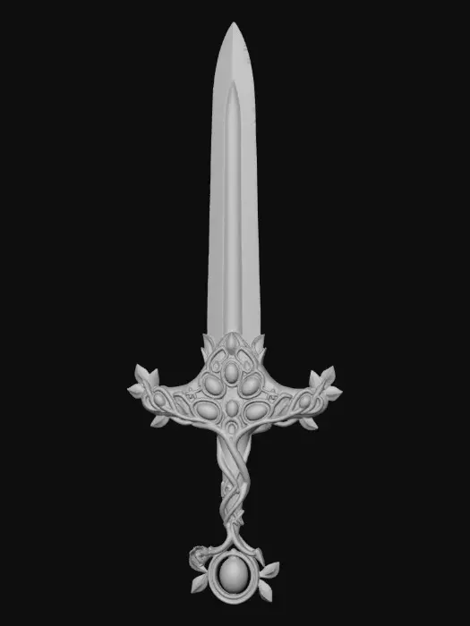 3D model for Verdant Crown Dagger