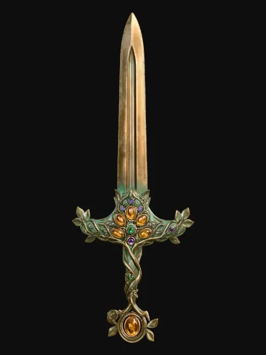 3D model for Verdant Crown Dagger