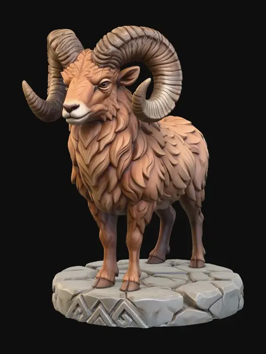 3D model for Bighorn sheep