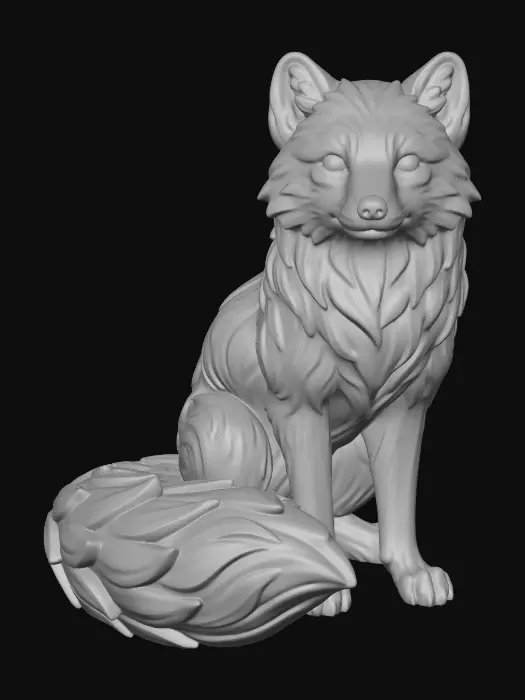 3D model for Arctic Fox