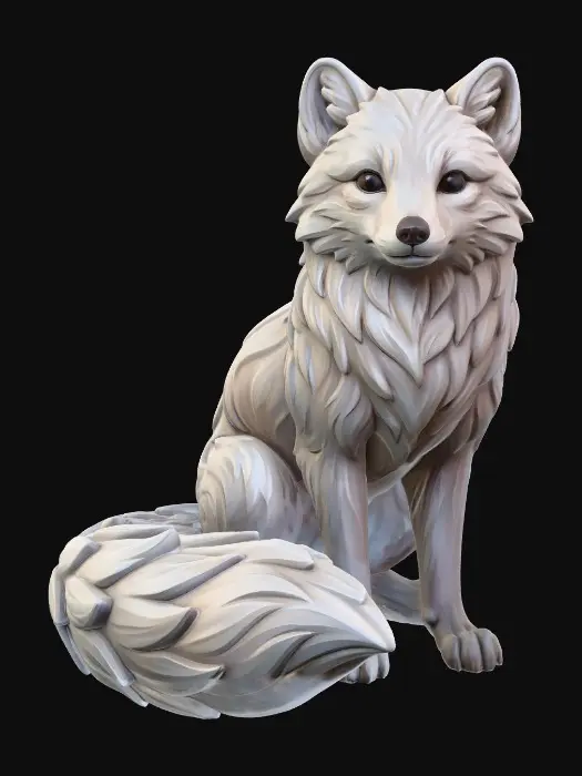 3D model for Arctic Fox