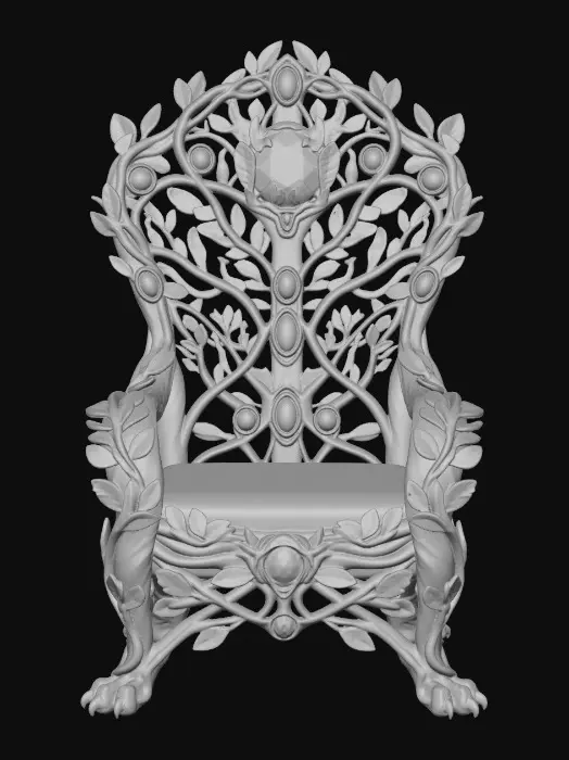 3D model for Throne of the Living Grove