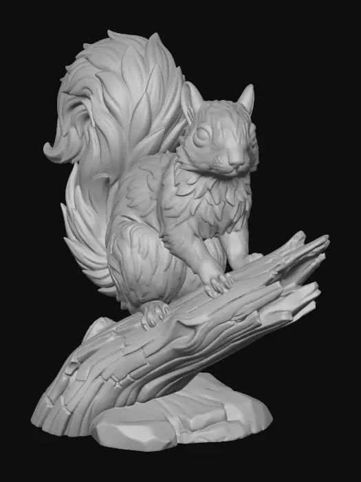 3D model for Eastern Grey Squirrel