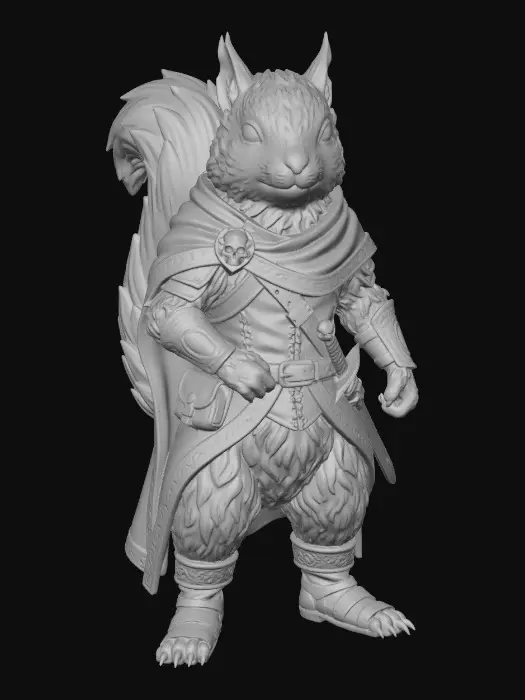 3D model for Squirrel Knight