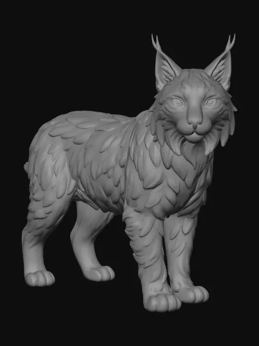 3D model for Eurasian Lynx