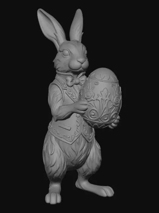 3D model for Easter Bunny (from 'Alice in the Wonderland'), #EasterEgg2026#