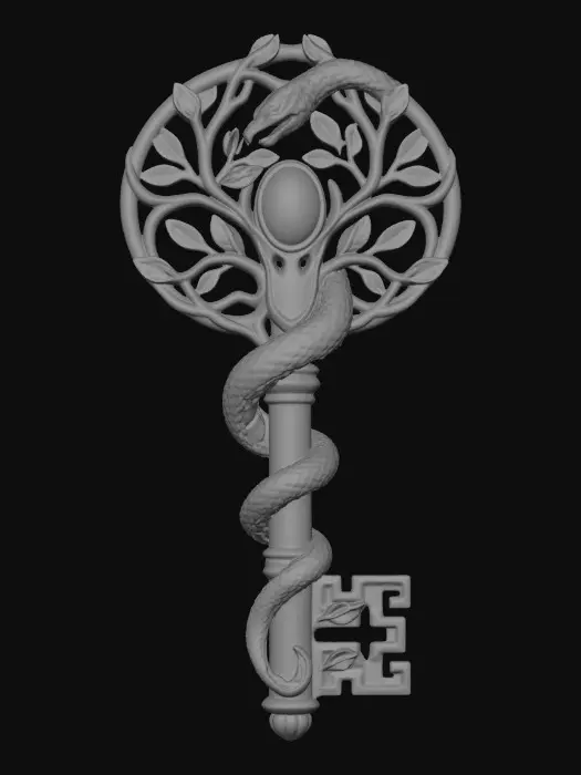 3D model for Serpent Key
