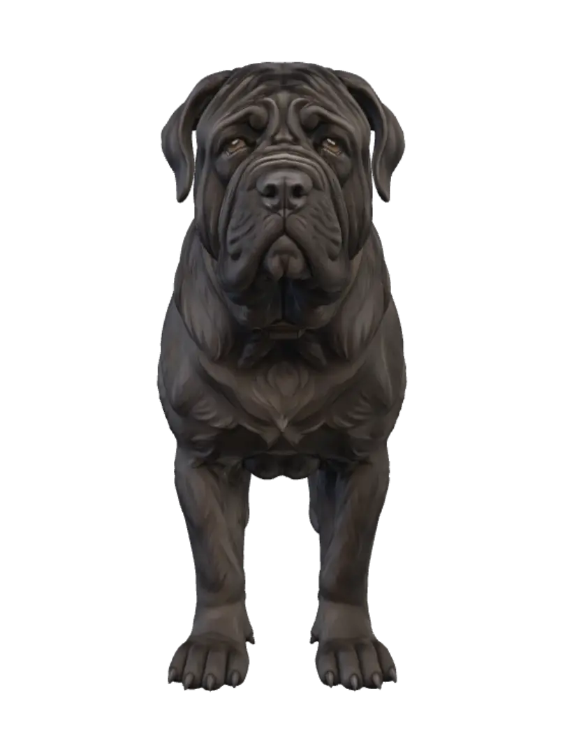 Brindle Guardian - Harry Potter 3D model, AI generated