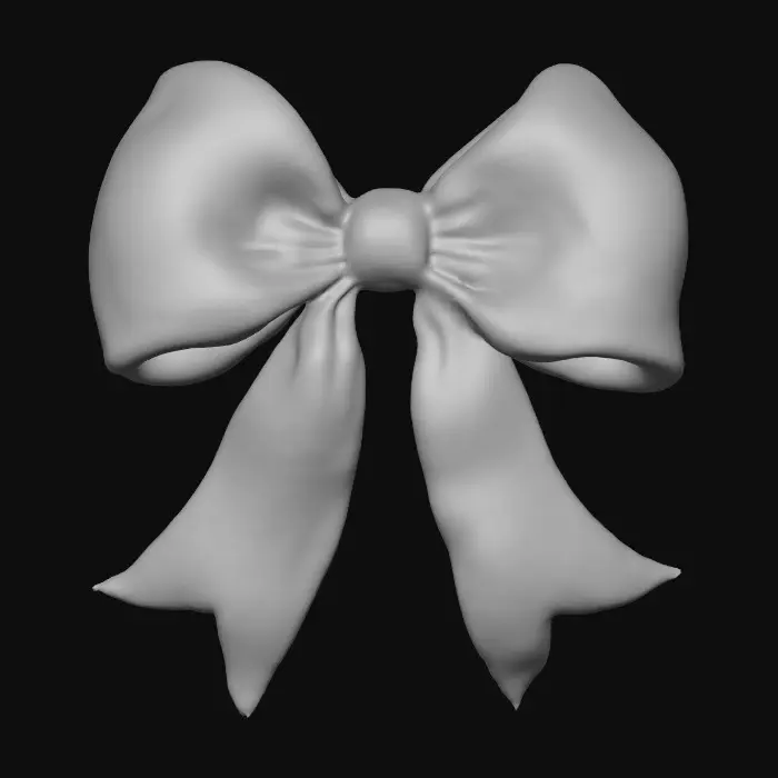 3D model for Candy Cane Bow, #Christmas2025#