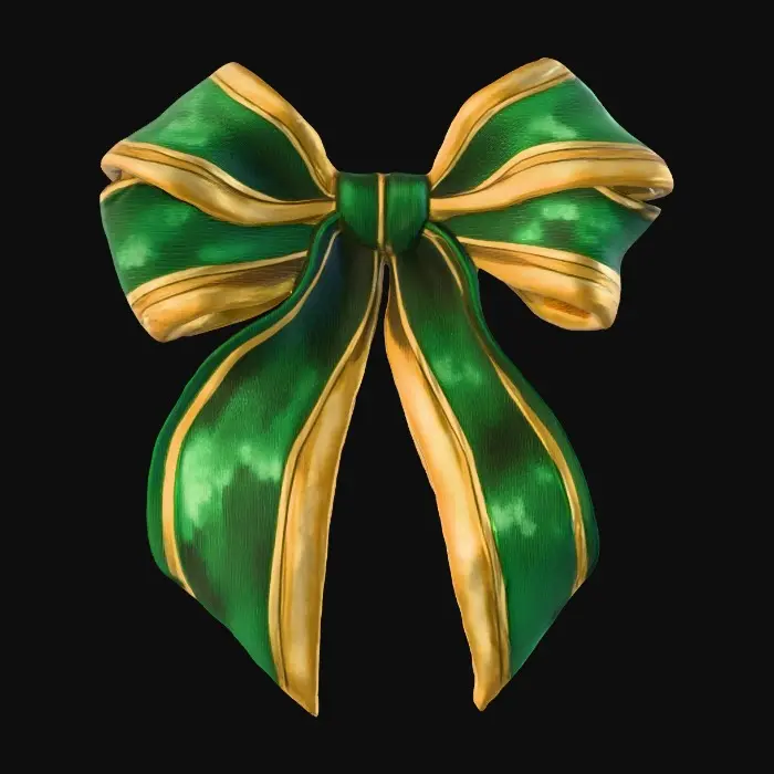 3D model for Emerald Ribbon, #Christmas2025#