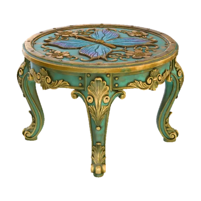 Modelong 3D na Butterfly Elegance Table - Home, ginawa ng AI
