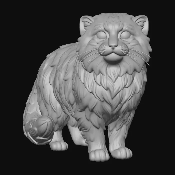3D model for Pallas's cat