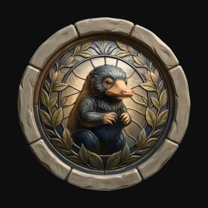 3D model for Stained Glass with Niffler