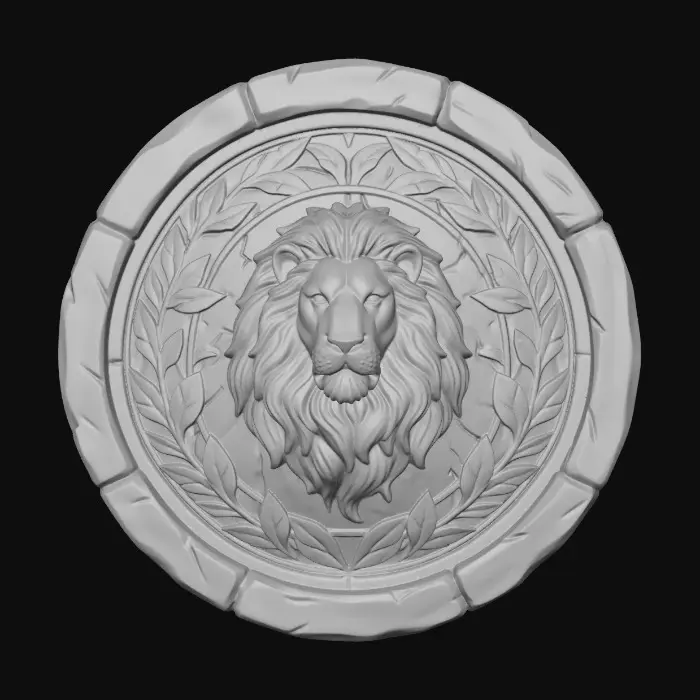 3D model for Lion in the Stone Circle