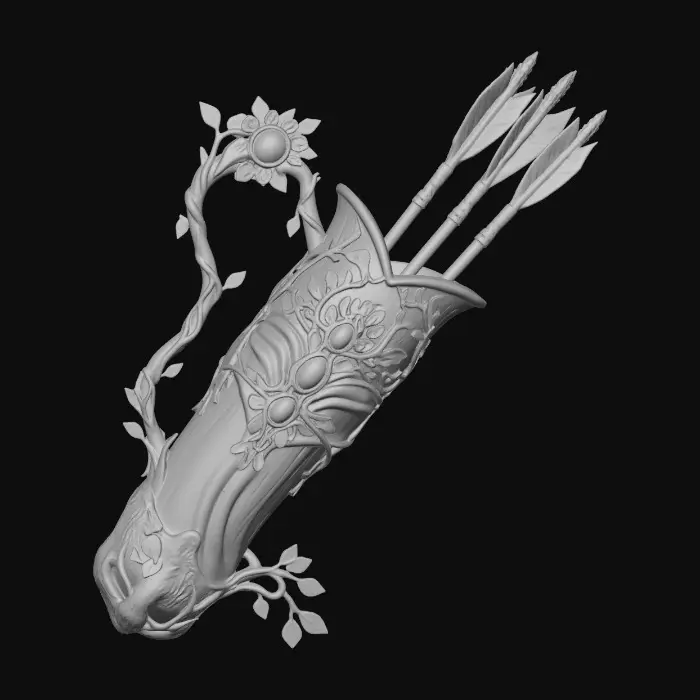 3D model for Quiver With Arrows