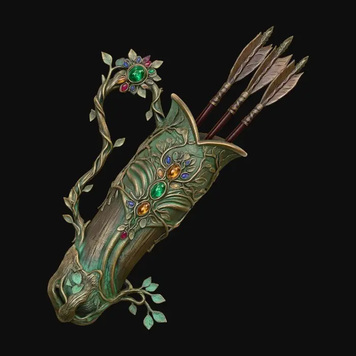 3D model for Quiver With Arrows